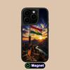 Kurdistan Flag Matte Surface Magsafe Mobile Phone Case for iPhone 17 16 15 14 13 12 11 Air Pro Max Plus Colorful Cover