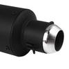 Motorcycle Exhaust Pipe 51mm Diameter Universal Slant Angle Noise Reduction Motorbike Exhaust Pipe Black
