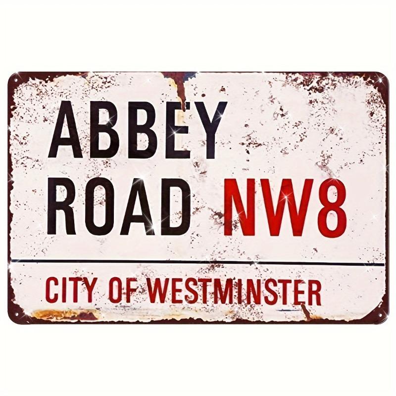 2D Flat Universal Design Iron Tin Sign with Robust Construction and Weather-Resistant Features for Wall Decor