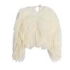 Elegant Ruffle Patchwork Round Neck Top for Women - 2026 Spring/Autumn Collection