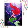 Disney Diamond Art Painting Kit Ariel Diamond Mosaic Pictures, Wall Art Crafts, Home Decor