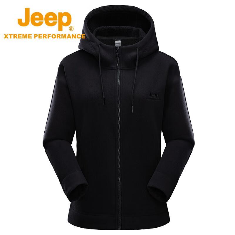 Jeep Women's Outdoor Waterproof Windproof Jacket with Fleece Liner