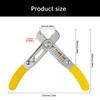Abisolierwerkzeug Edelstahl Schneidkanten Multifunktional Für Ketteneinstellung Und Elektrische Verkabelung