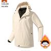 Unisex Waterproof Windproof 2-Piece Outdoor Jacket Set for Camping & Mountaineering