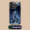 Anime FGO Morgan Phone Case for iPhone 17 16 15 14 13 12 11 Air Pro Max Plus Mini MagSafe Glass Colorful Cover Cover Smartphone