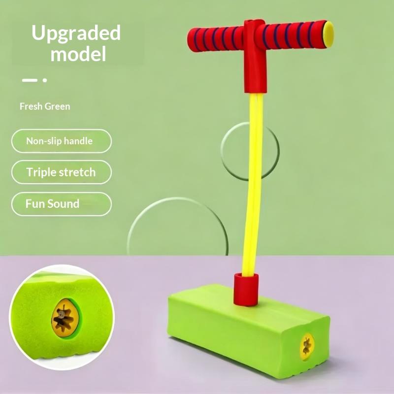 High-Jumping Frog Foam Toy Safe Rebound-Action Toy For Kids Ages 3–16 Outdoor Play Training Equipment Children'S Pogo Stick