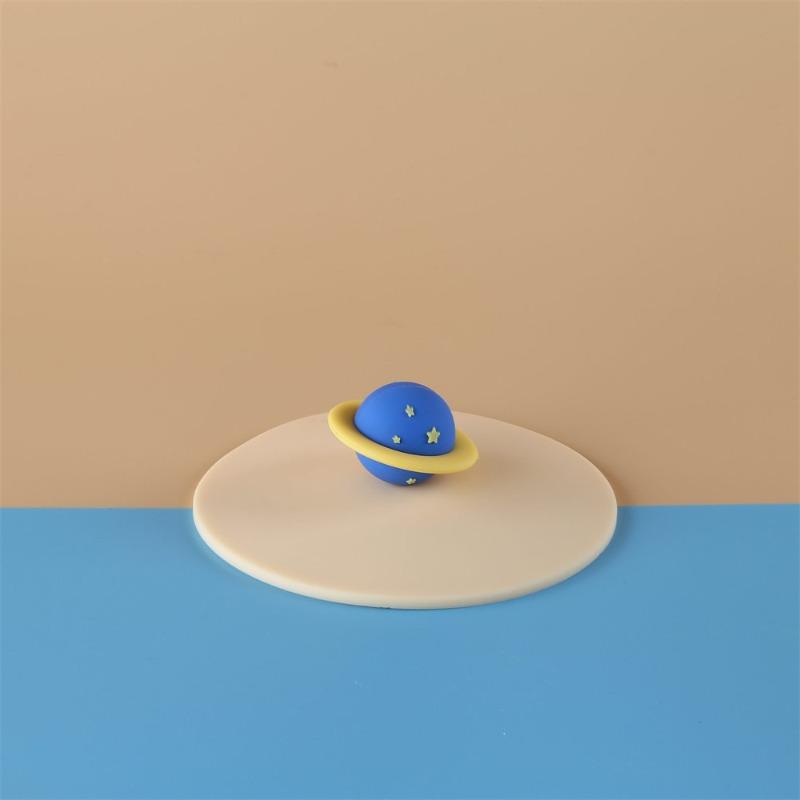 Universal Sandblasted Thickened Silicone Cup Lid - Dust-proof Design - Cute Star-shaped Food-grade Cup Lid