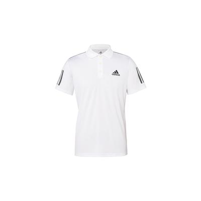 Polo 3 Rayures Homme Blanc DU0849