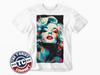 T-shirt Marilyn Pop Art Film TV Classico Retro Divertente Cool Anni '80 '90 Unisex