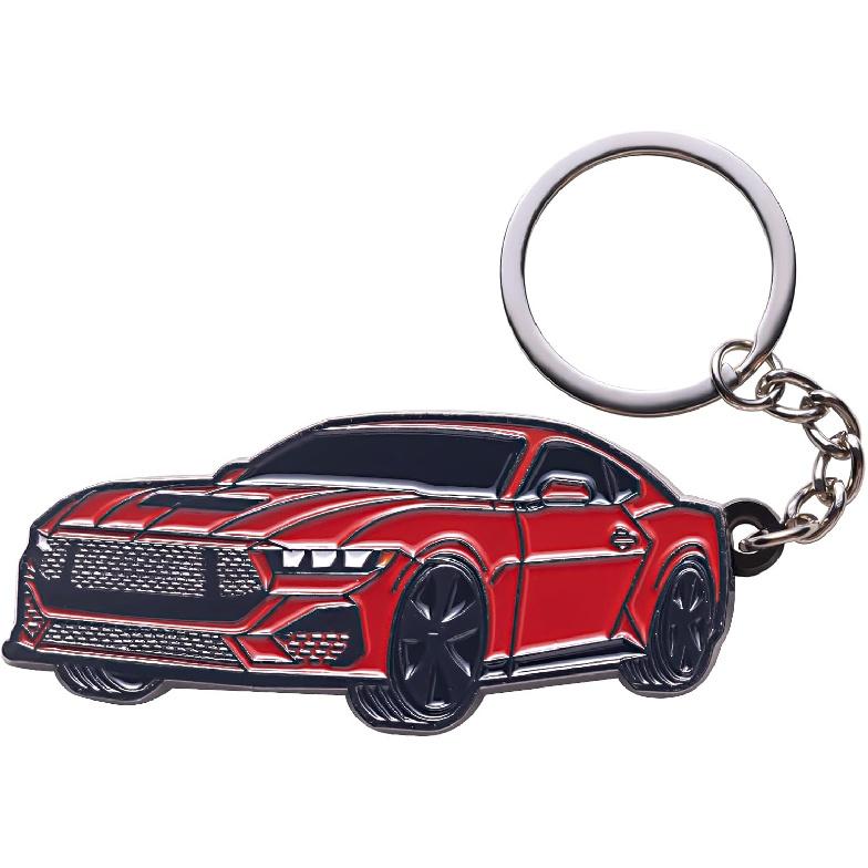 For Mustang Keychain Accessories-Key Chain Key Fob Cover for Ford Mustang GT 2024