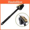 Premium 3 In 1 Barbecue Bbq Oven Grill Bristles Cleaning Stiff Brush Scraper Cleaner For Effortless Maintenance