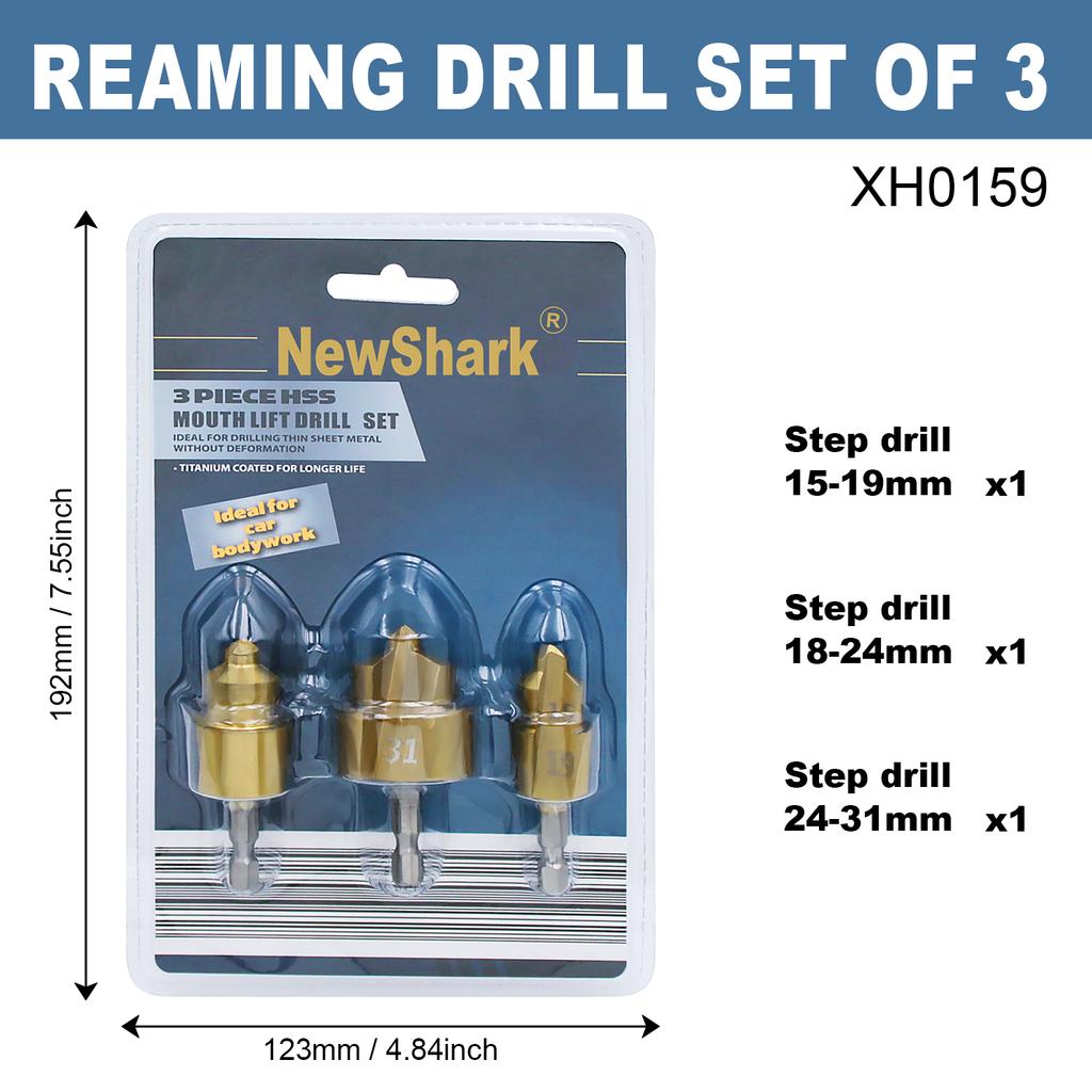 Altıgen saplı kaldırma matkabı ucu, elektrikli matkap, plastik su borusu delme aleti, pagoda matkap ucu, delik açıcı