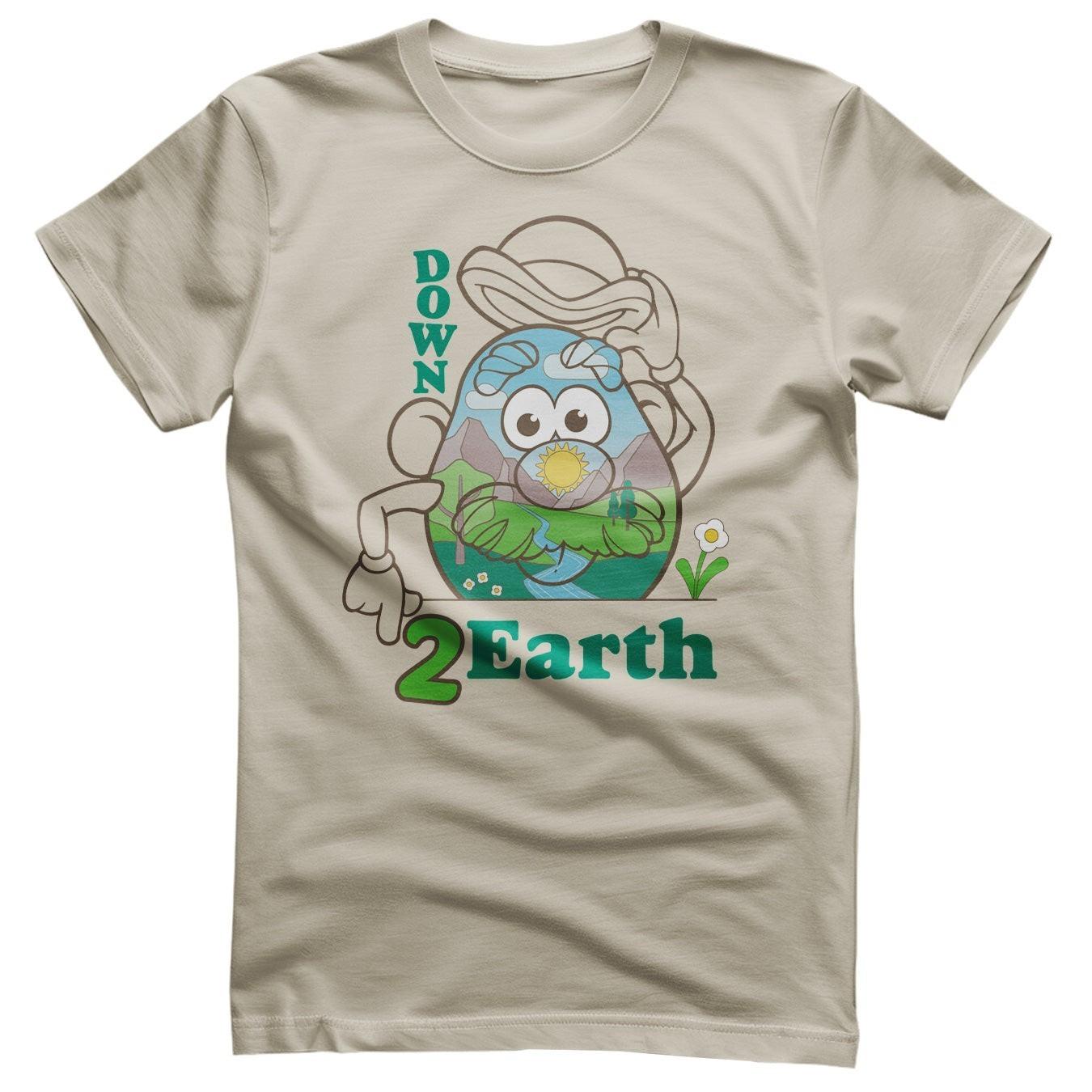 T-Shirt Pour Homme Mr Potato Head Officiellement Licencié Down 2 Earth L