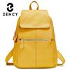 Zency Fashion Soft Genuine Leather Large Women Backpack Quality A+ Ladies Travel Knapsack Schoolbag