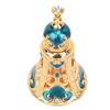 Vintage Perfume Bottle Reusable Zinc Alloy Middle Eastern   Hollow Out Sealed Liquid Bottle