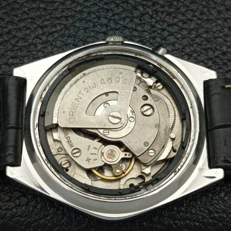 USED JAPAN OLD ORIENT CRYSTAL AUTOMATIC 46941 MENS ORIGINAL DIAL WATCH A416171-2 R10621f-a416171