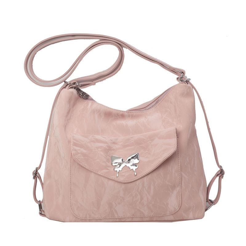 Large-capacity Commuter Soft Leather Backpack Women's New Fashion Shoulder Bag Casual Versatile Tote Bag