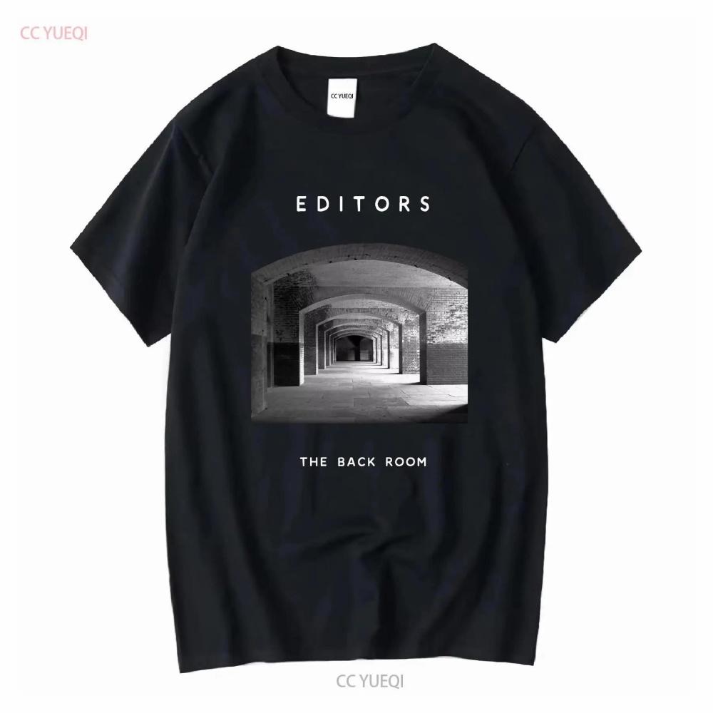 

2005 Editors The Back Room Black T Shirt Mens Large Vintage Washed Breathable Top For Everyday Wear Comfortable Stylish XXXXXL чорний
