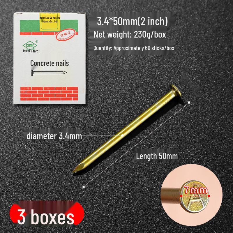 Long Cement Steel and Iron Nails for Wall and Woodworking