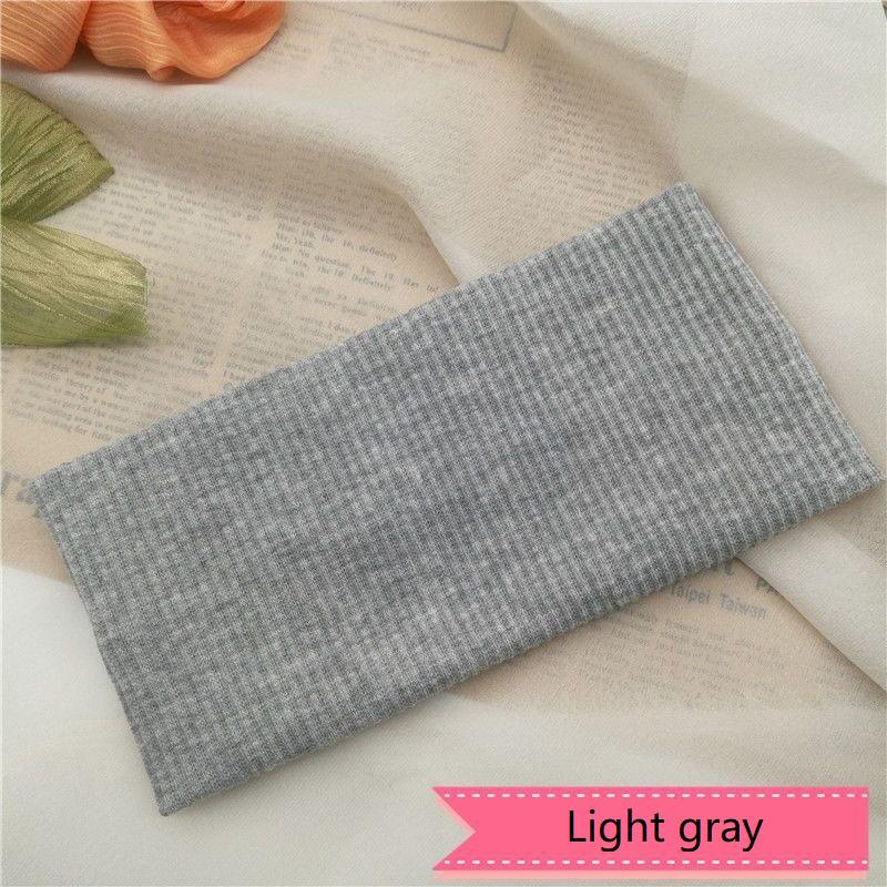 Elastic Cotton Sports Solid Color man headband for women Elastic Headbands Fitness Yoga Hair Bands Stretch Makeup Accessories