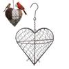 Handmade Fiber Bird Nesting Heart Shape Autumn Winter Warm Bird House Nest For Hummingbird Pet Hanging Cage