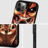Pouzdro Attack On Titan Anime pro Iphone 14 11 13 Pro Max 12 Mini Xr 7 8 Plus Se 2020 Xs 6 6s + Coque Black měkký obal na telefon