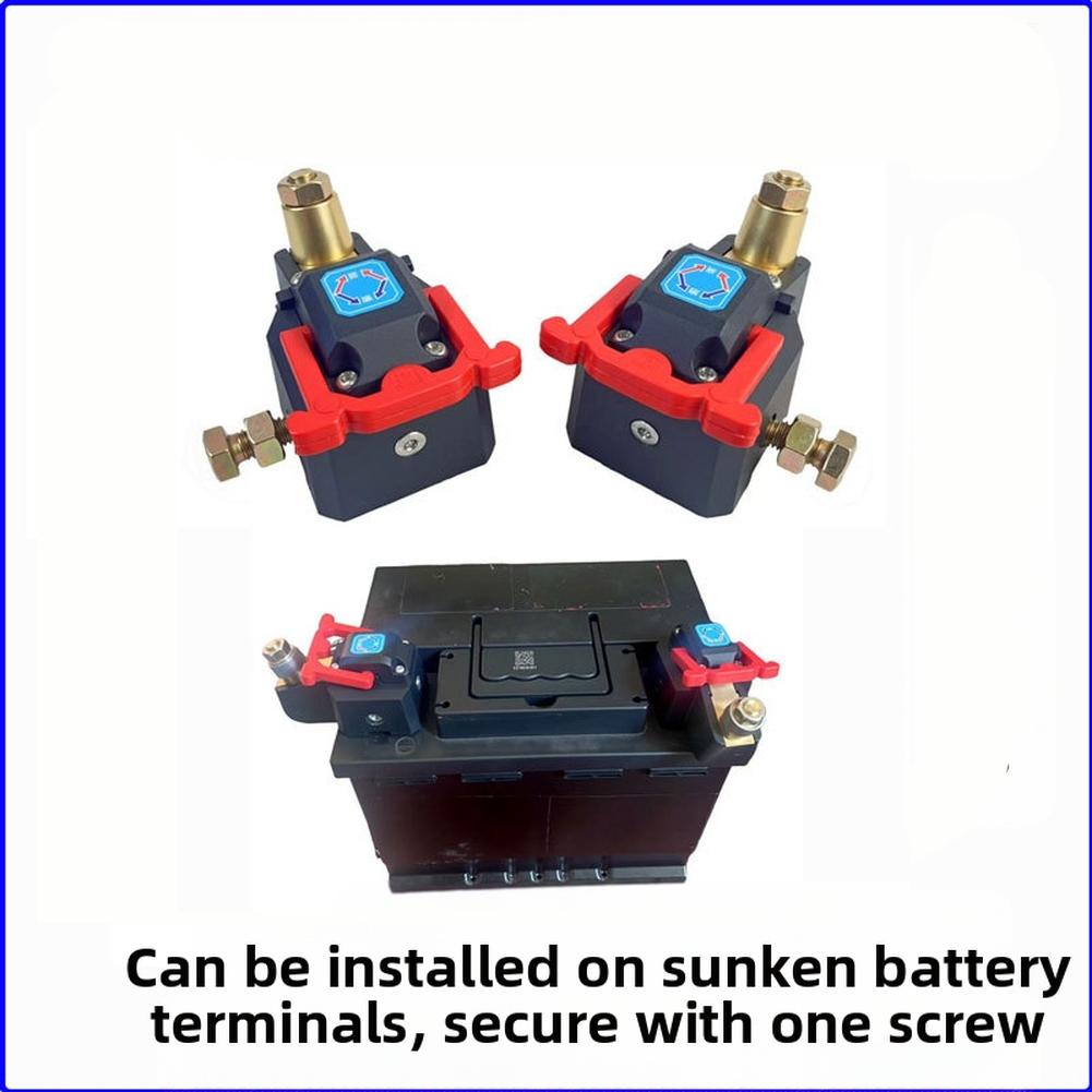 Heavy Duty Battery Disconnect Switch for 12V and 24V Systems with Pure Copper Construction Suitable for Cars Trucks and Tractors