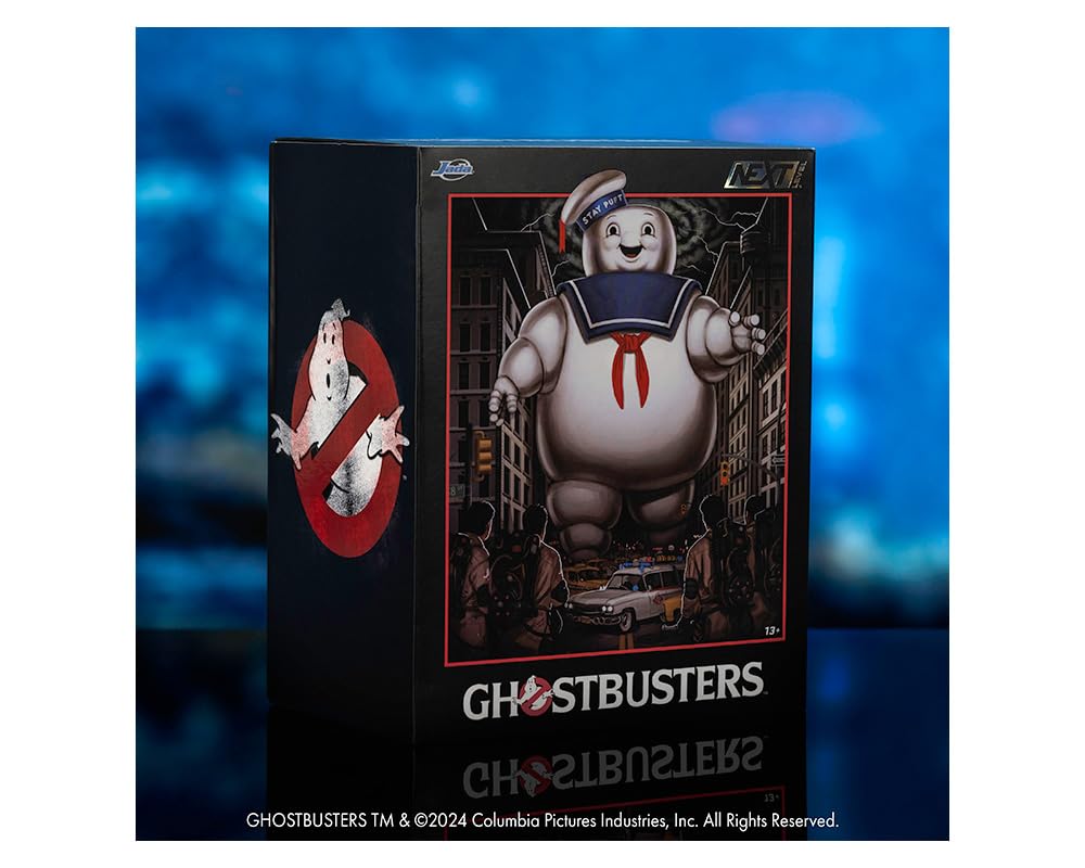 JADA TOYS Nano Ghostbusters Marshmallow Man Nano Hollywood Stay Puft and & Ecto-1 Ecto-1 [Item]
