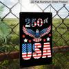 2D Flat 250th Anniversary American Metal Sign, 8×12 Inch Aluminum Wall Art, Durable Decor for Independence Day, Memorial Day & Independence Day