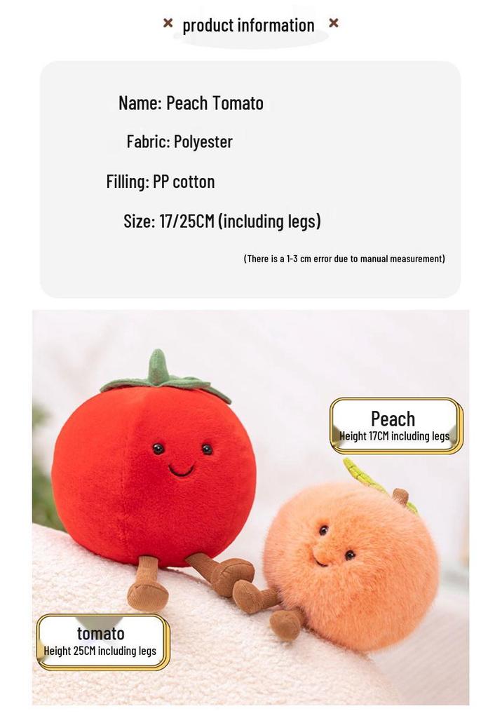 Eggplant Plush Toy: Jelly Fruit-Themed Doll for Kids and Restaurant Decoration