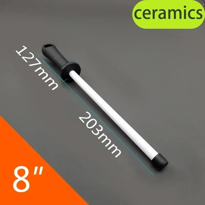 

Мусат 10 дюймов Керамический Корундовый Заточной Стержень Палка для Заточки Лезвий Кухонный Инструмент заточной сталь Система шлифовки Sharpening Rod