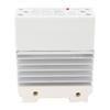 Single Phase SSR Module, 60A   State Relay, 70-280V AC to 24-480V AC, with Heat Sink for Standard 35mm Rail Mounting Design, Moisture Resistance