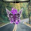Acrylic Playful Car Decor Quirky Cartoon Hanging Ornament Versatile Bag And Home Use