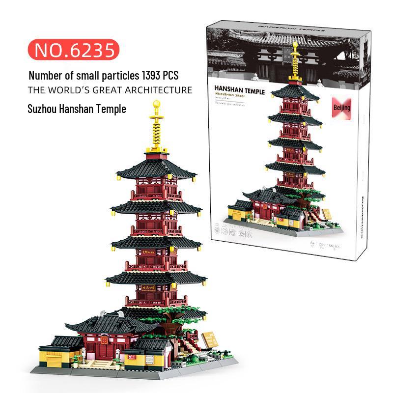 Wange 5218 Yellow Crane Tower Model - Free Shipping & Educational Building Blocks