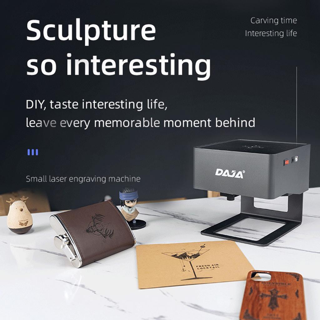 DAJA DJ6 lasergravør DIY-merking bærbar graveringsmaskin for DIY-håndverk logomerkeskriver
