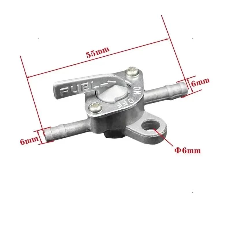 Motorcycle Scooter Fuel Tap Gas Petrol Valve Fuel Tank 6mm for Switch Motorbike Mini Auto Key Ring on Off Accessories
