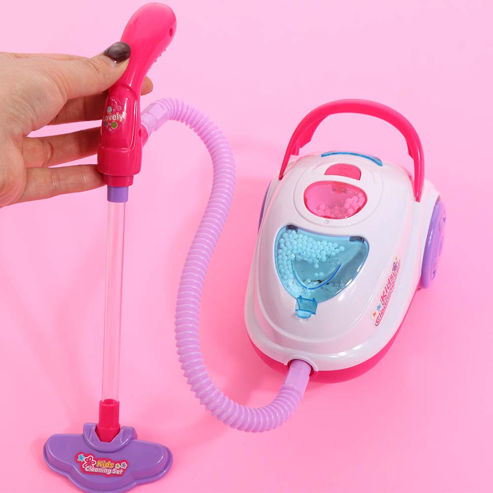 Household Cleaning Electric Vacuum Toy with Sound Light Pretend Play Toys  Boys Girls