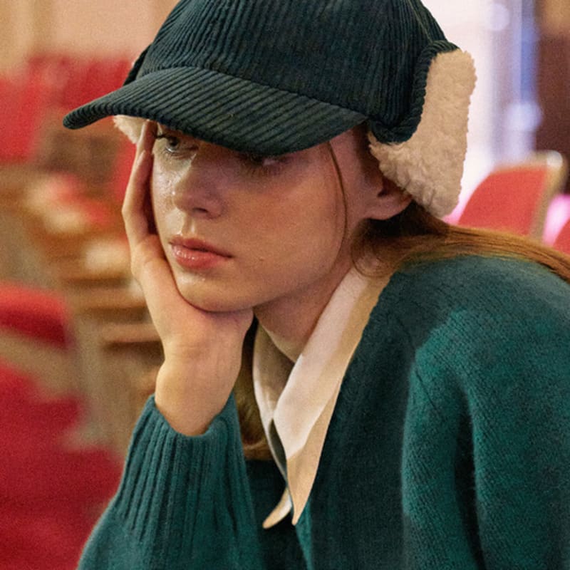 

WHITE SANDS Corduroy Trooper Hat Sandy Bay (6 colors) RED_Free