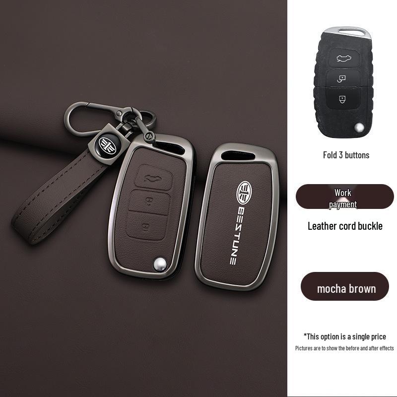 13-18 FAW Besturn X80 Smart Folding Key Cover with Metal Shell