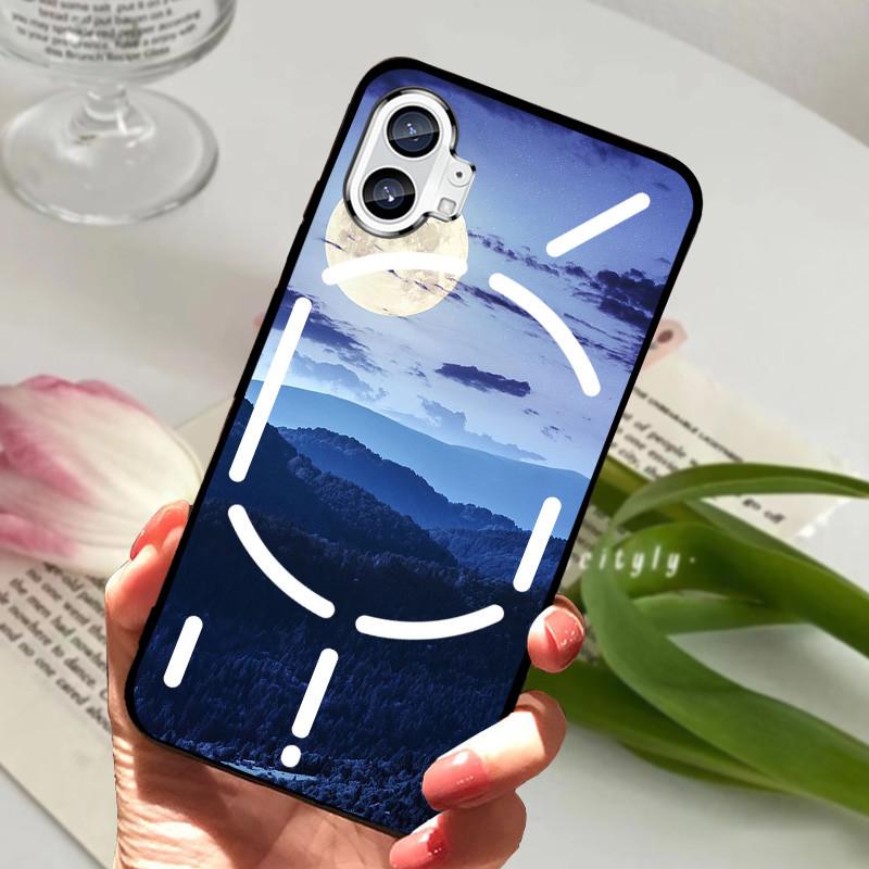 Hülle Für Nothing Phone 1 Hülle Stoßfest Schwarzer Bumper Rückseite Handyhülle Für Nothing Phone 2 Eins zwei Hülle Funda Nothingphone2
