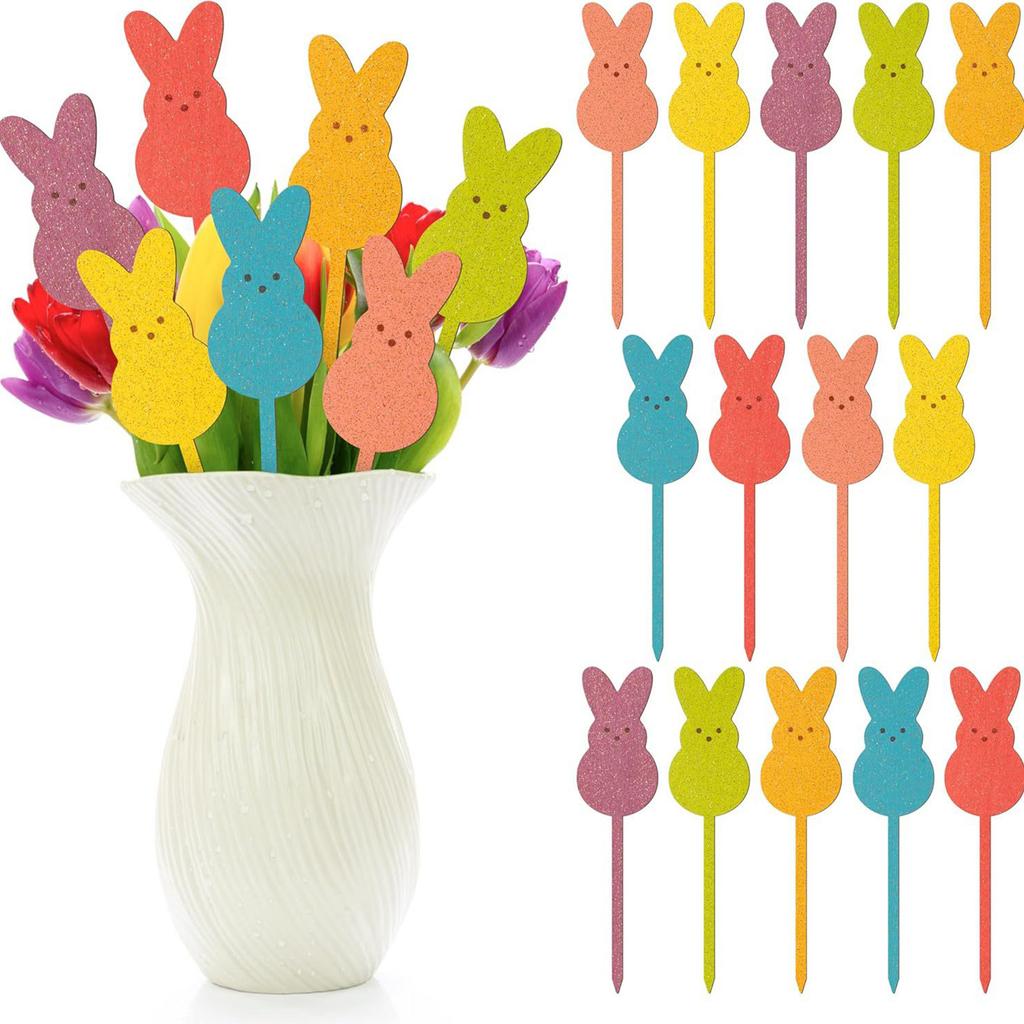14PCS Easter Wooden Home Decoration Decoration