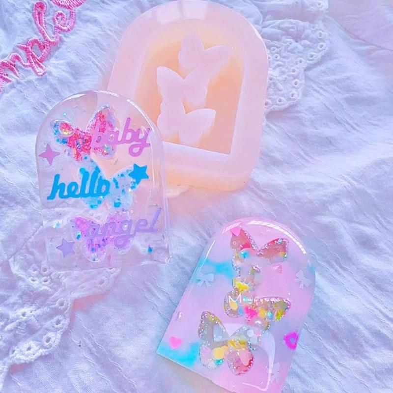 High Quality Liquid Silicone Mold Innovative Arched Door Quicksand Mold Perfect for DIY Crafts Keychains and Phone Cases