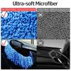 Îndepărtarea prafului auto simplificată - Lavetă mică de praf, Perie moale, Perie de curățare, Mini perie cu peri și Accesorii interioare auto din nanofibră