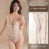Sexy underwear Sexy lace Open file one-piece small chest big perspective bed flirting robe suspenders