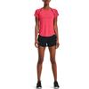 Under Armour Speedpocket Logo Solid Waist Shorts Women Shorts Black 1361379-001