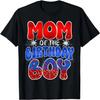 Mom Of The Birthday Spider Web Boy Mom And Dad Family T-Shirt