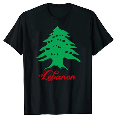Funny Lebanon Flag Graphic Tshirts Men Womens Fashion Casual Tshirt 100 Cotton Loose Oversized Lebanese T Shirt