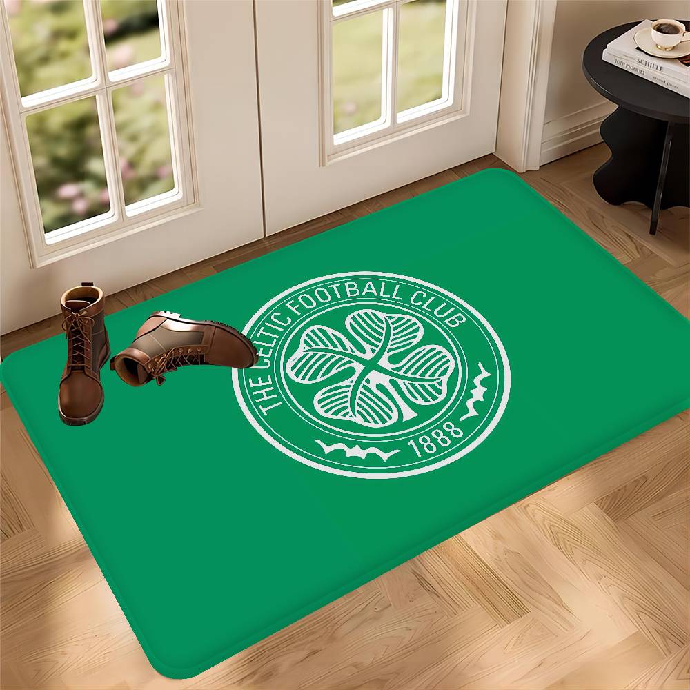 C-Celtic Fc Entrance Door Mat Nordic Style Bedroom Living Room Doormat Home Balcony Anti-Slip Modern Home Decor