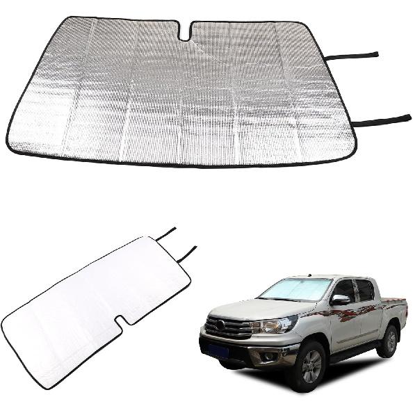 

Lcojicep Windshield Sun Shade Compatible with Toyot@ Land Cruiser 2016-2022 Foldable Front Windshield Sunshade Protector, Block UV Rays Keep Your Car For Toyota Hilux 2005-202