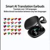 M8 Language Translator Earbuds Smart 156 Languages High Accuracy Wireless Bluetooth Two Way Translator Device